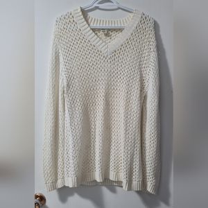 large swim white cover up.